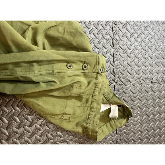 Current/Elliott The Military Cropped Camp Pants Army Green Fits Size 31 - Picture 6 of 10
